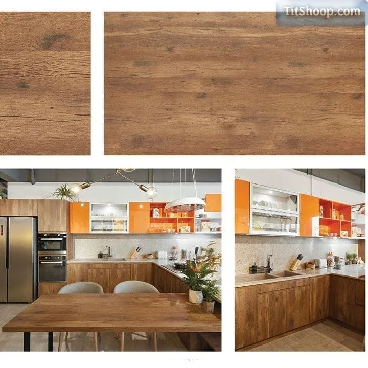tủ bếp gỗ An cường Laminate